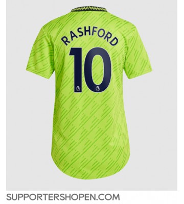 Manchester United Marcus Rashford #10 Tredje Matchtröja Dam 2022-23 Kortärmad